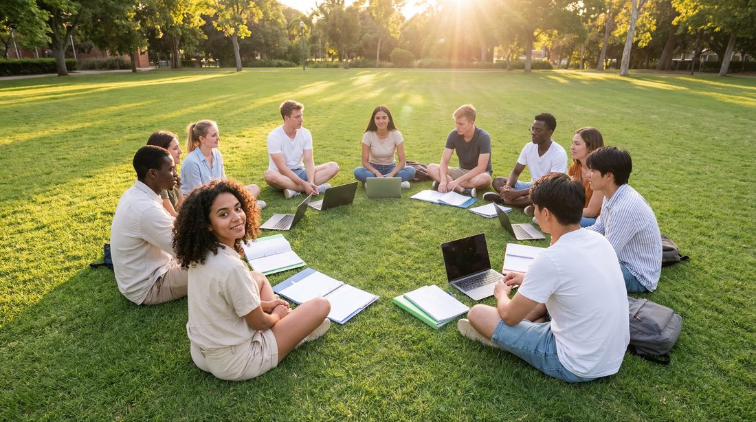 Students at Jindal Group of Institutions